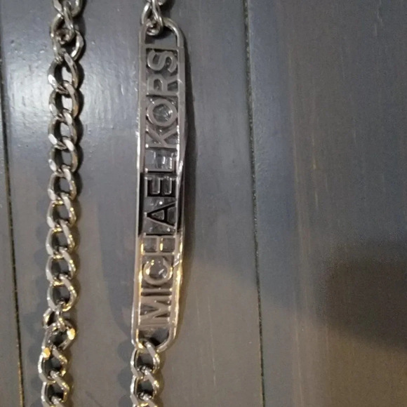 Michael Michael Kors 556220C Women\'s Silver Stainless Steel Chain Belt main image 4